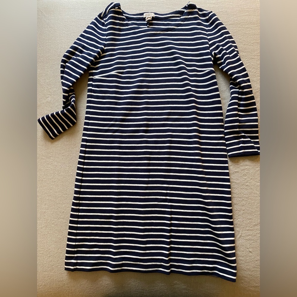 JCrew Cotton Striped Dress